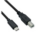 SCHOENENB Cable USB-C to USB-B 90.002/11 1.8m, USB 2.0 black