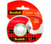 SCOTCH Magic Tape Crystal 19mmx25m 6-1925D kristallklar, auf Abroller