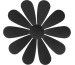 SECURIT Kreidetafel 3-D Flower W3D-FLOW schwarz, 7 Stück 28x16.3x1cm