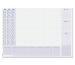 SIGEL Schreibunt. Lilac 3J.59.5x41cm HO355 weiss, D/E/NL, MO-SO 30Bl.
