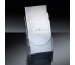 SIGEL Tischprospekthalter Acryl 3xA4 LH130 transparent 245x400x170mm