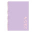 SIMPLEX Colors weekly 17M 23/24 A5 40130S724 violet/pink, 1W/1S 14.8x21cm