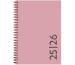 SIMPLEX Schüleragenda Colors 25/26 40130S726 1W/2S 17M h.rosa ML 14.8x21cm