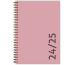 SIMPLEX Schüleragenda Colors 24/25 40133S725 1W/2S 17M h.rosa ML 12x16.5cm