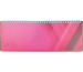 SIMPLEX Querkalender Colors 2025 40657.25 1W/2S pink ML 29x10.5cm