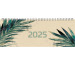 SIMPLEX Pultkalender Graspapier 2025 40658.25 1W/2S farbig ML 29x10.5cm