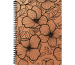 SIMPLEX Schüleragenda Leather 25/26 500405.26 1W/2S 17M Flowers ML 14.8x21cm