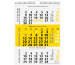SIMPLEX 3-Monats-Wandkalender 2025 970008.25 3M/1S gelb 31x40cm