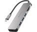 SITECOM USB-C to HDMI 3 Port CN-407 USB 3.1-A, SD, microSD silver