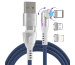 STATIK Statik 360 Pro Magnetic PUP-0520 USB-C to C, 2m, 100W, Navy