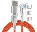 STATIK Statik 360 Pro Magnetic PUP-0520 USB-C to C, 2m, 100W, Orange