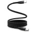STATIK MagStack Pro,Magnetic Cable PUP-0550 USB-C to C, 0.5m 100W Black