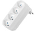 STEFFEN Mehrfachstecker Manta 14 97 104 weiss, drehbar