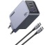 UGREEN USB Wallcharger Nexode Pro 25874 100W, 3-Port,PD,GaN w.Cable