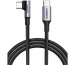 UGREEN Fast Chargingcable 90 Degree 70645 USB-C to C PD 100W, 2m