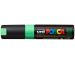 UNI-BALL Posca Marker 8mm PC-8K fluo grün, Keilspitze
