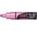 UNI-BALL Chalk Marker 8mm PWE-8K PI Metallic rosa