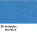 URSUS Bastelfilz 20x30cm 4170033 mittelblau,150g 10 Bogen