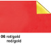 URSUS Bastelfolie Alu 50x80cm 4442106 90g, rot/gold