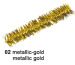 URSUS Pfeifenputzer 9mmx50cm 6530002 metallic-gold 10 Stück
