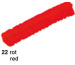 URSUS Pfeifenputzer 9mmx50cm 6530022 rot 10 Stück