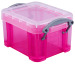 USEFULBOX Kunststoffbox 0,14lt 68501218 transparent pink