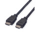 VALUE HDMI High Speed Kabel 11.99.552 Black, ST/ST, 1080p, 3D 1m
