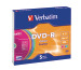 VERBATIM DVD-R Slim 4.7GB 43557 1-16x color 5 Pcs